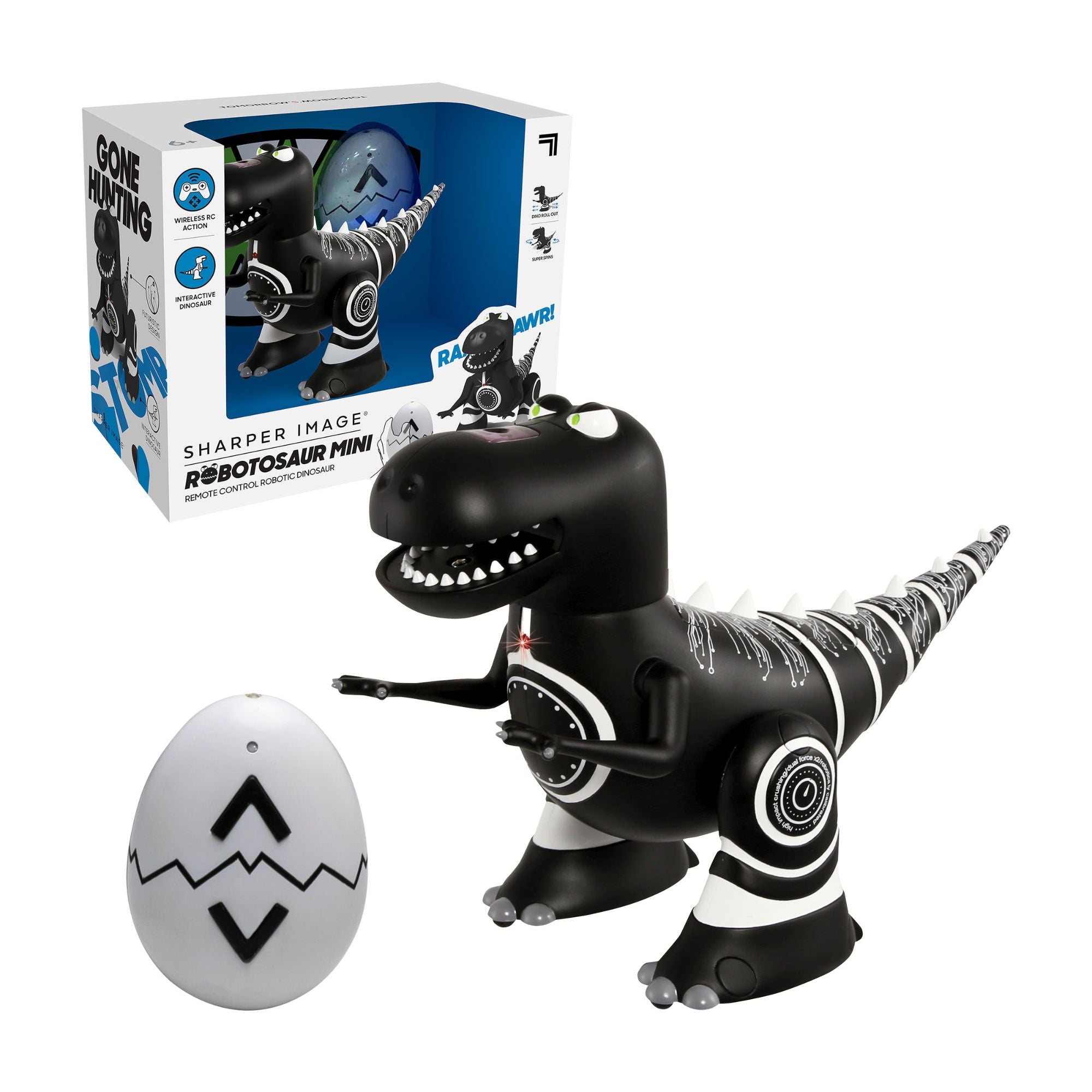 Sharper Image Mini Remote - Controlled Interactive Infrared Robotic Dinosaur