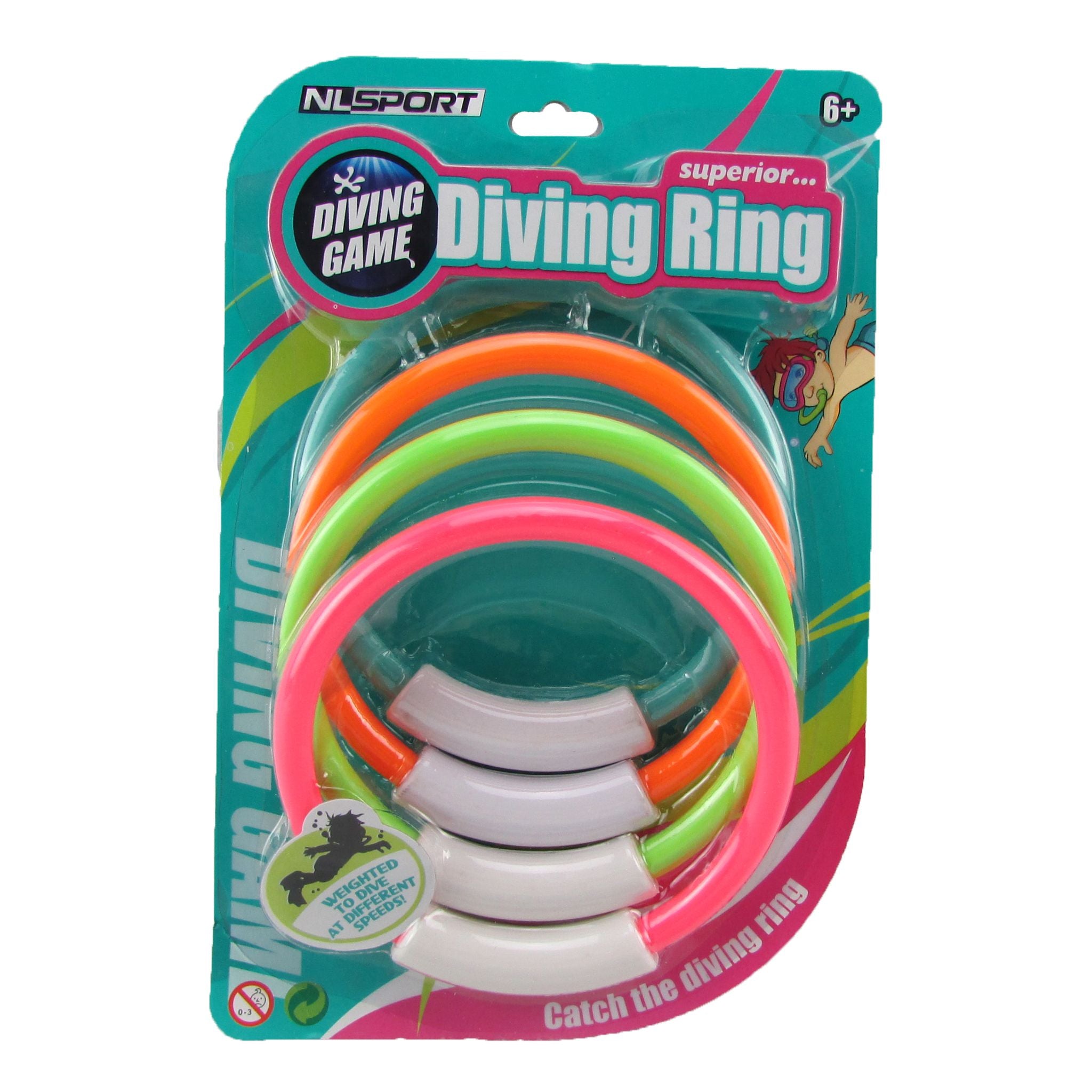 Hot Deal! 4-Pack Nl Sport Diving Rings