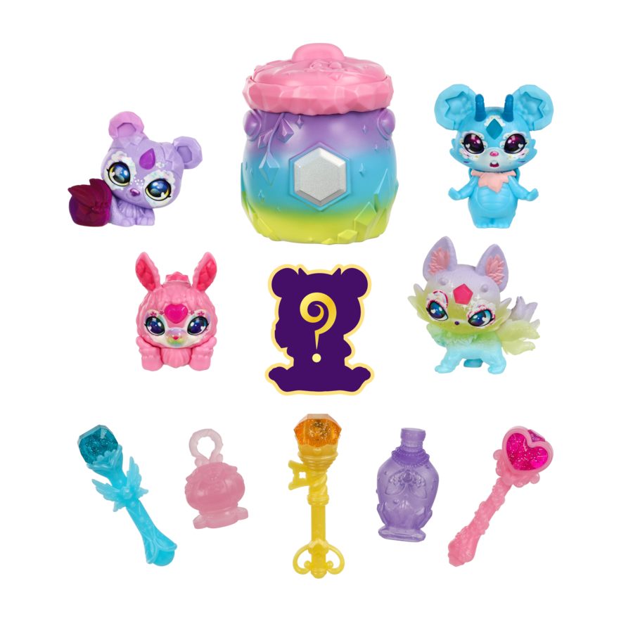 Hot! Magic Mixies Mixlings Magical Rainbow Deluxe Pack