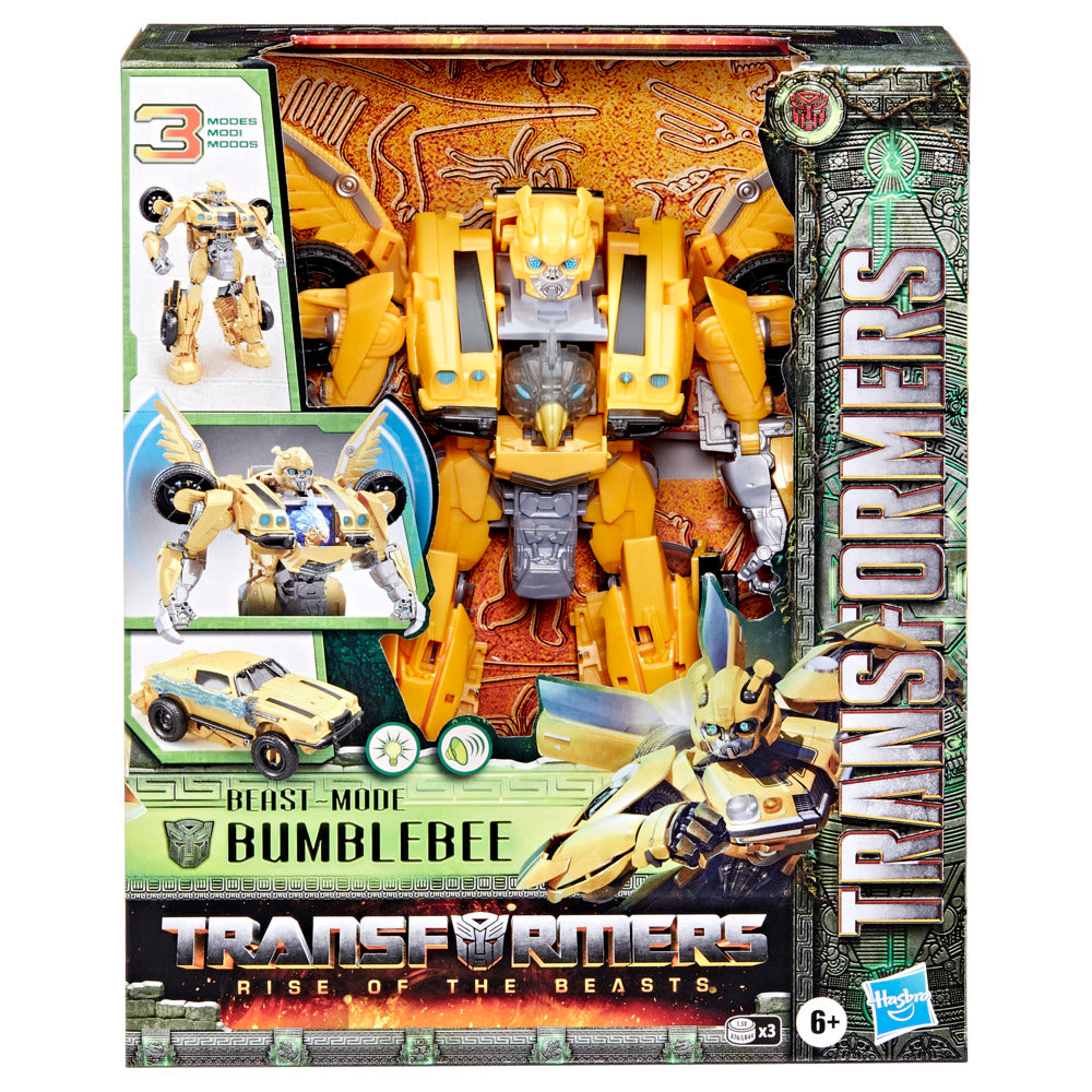 Hot Sale! Transformers Rise of the Beasts Beast - Mode Bumblebee Action Figure Toy