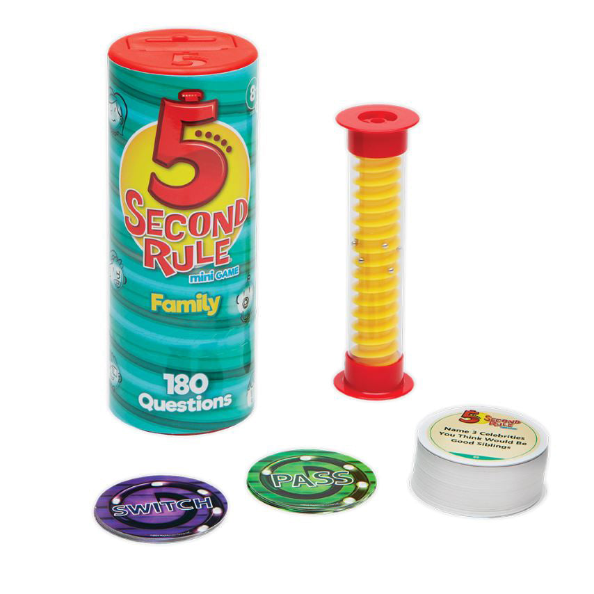 Hot! 5 Second Rule Mini Family Game