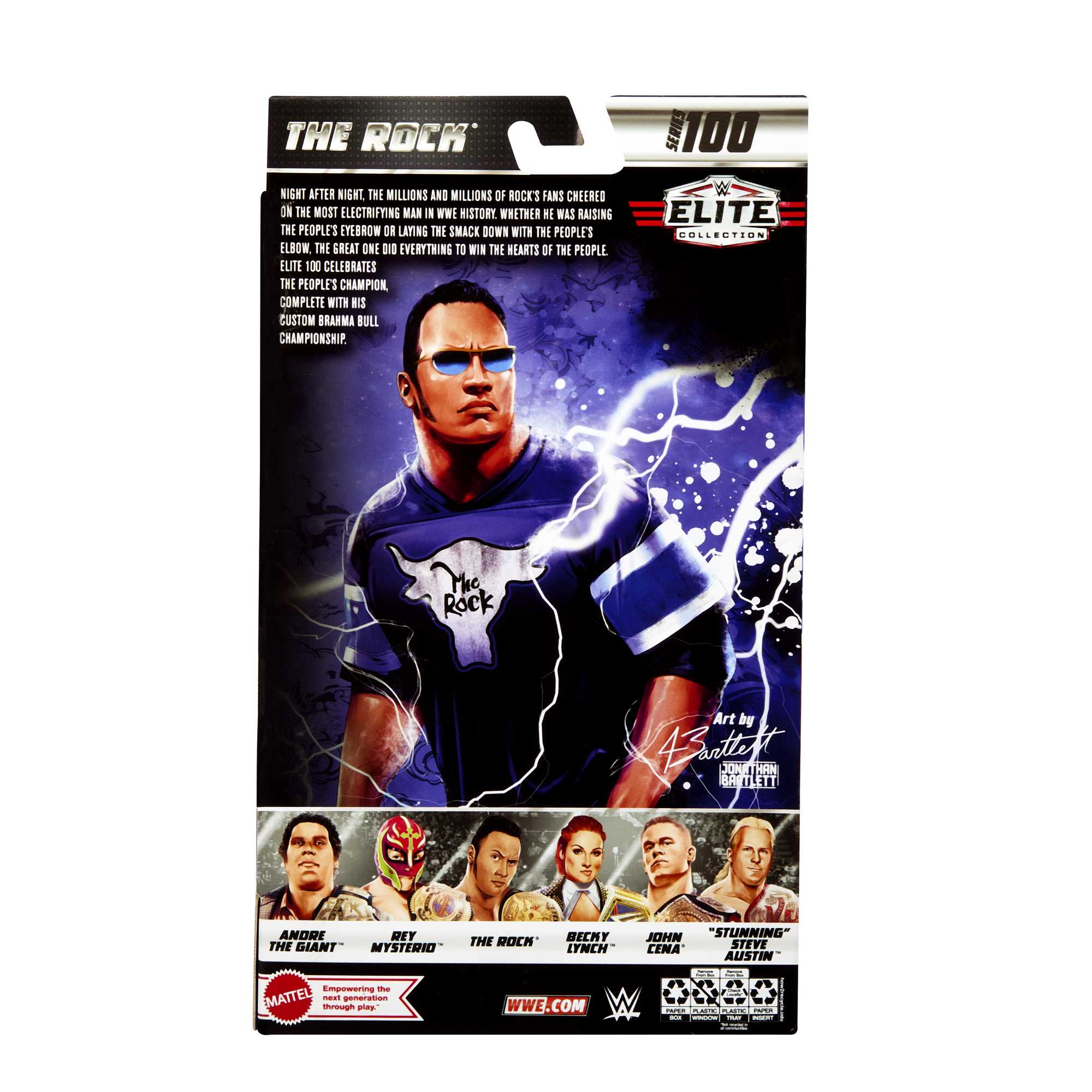 Hot Sale! WWE Elite Collection Series 100 Action Figure - The Rock