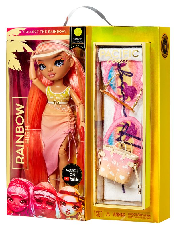 Hot Deal! Rainbow High Pacific Coast Fashion Doll - Simone Summers