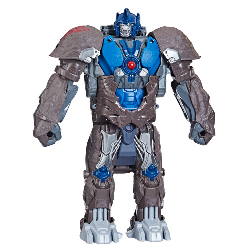 Transformers Rise of the Beasts 9 - inch Smash Changers Optimus Primal Action Figure