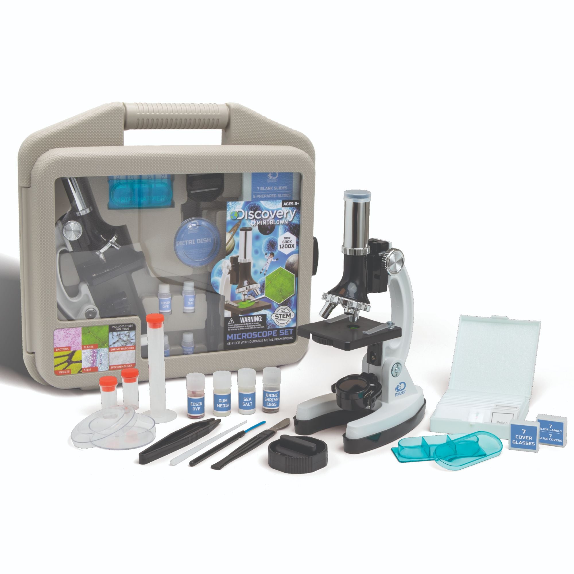 Hot! 48-Piece Discovery Mindblown Microscope Set