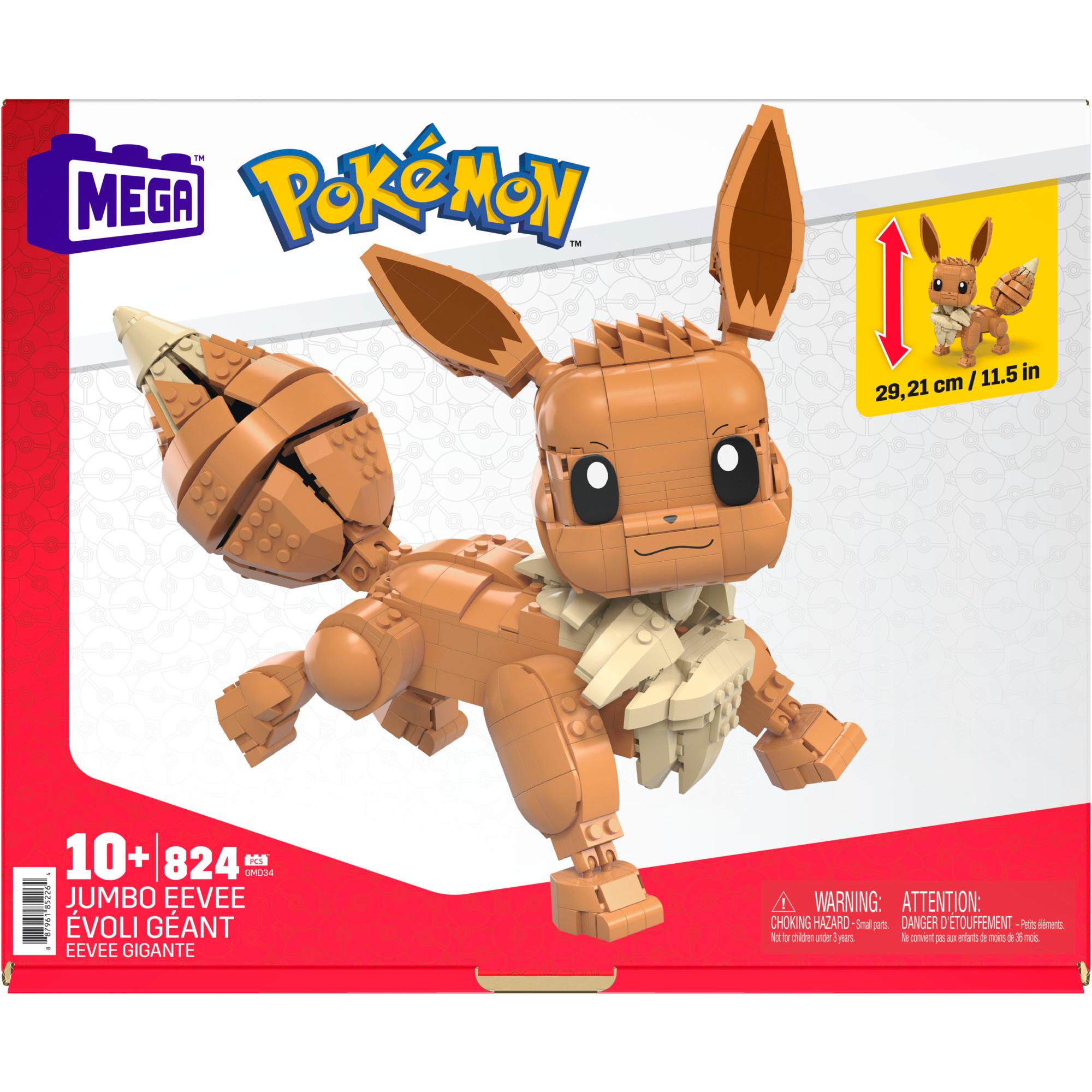 Get Your Hands on This Jumbo Buildable Eevee - Mega Standard Pokemon