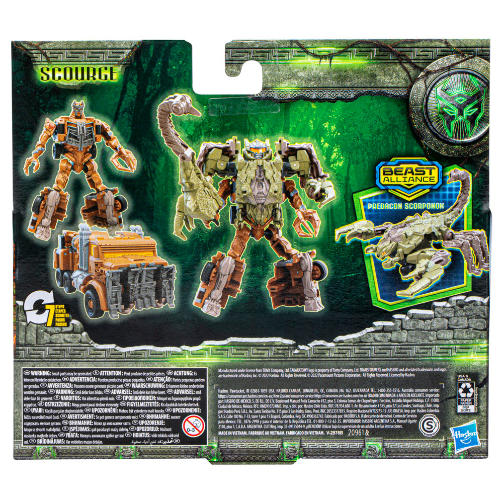 Hot! Transformers Rise Of The Beasts Beast Combiner 2-Pack: Scourge & Predacon Scorponok