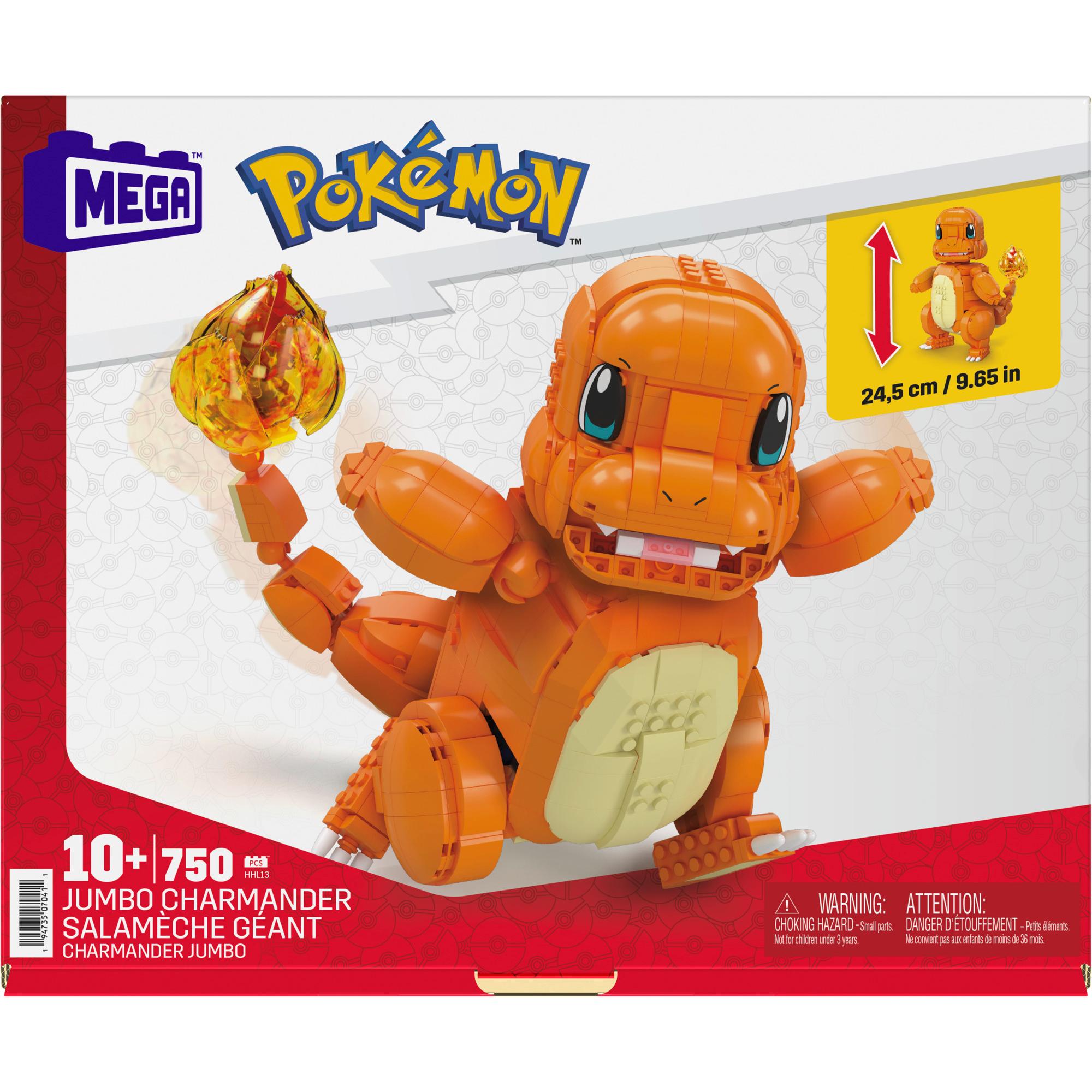 MEGA Jumbo Buildable Standard Charmander for Pokémon Fans