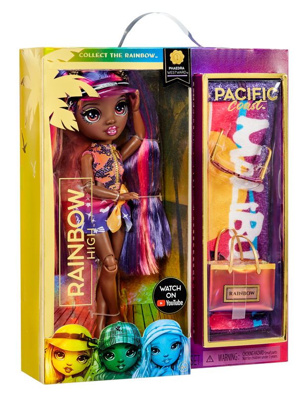 Rainbow High Pacific Coast Fashion Doll - Phaedra Westward with Interchangeable Legs
