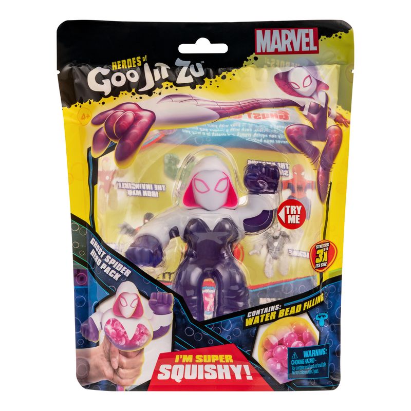 Hot! Heroes Of Goo Jit Zu Marvel S6 - Ghost Spider Hero Pack