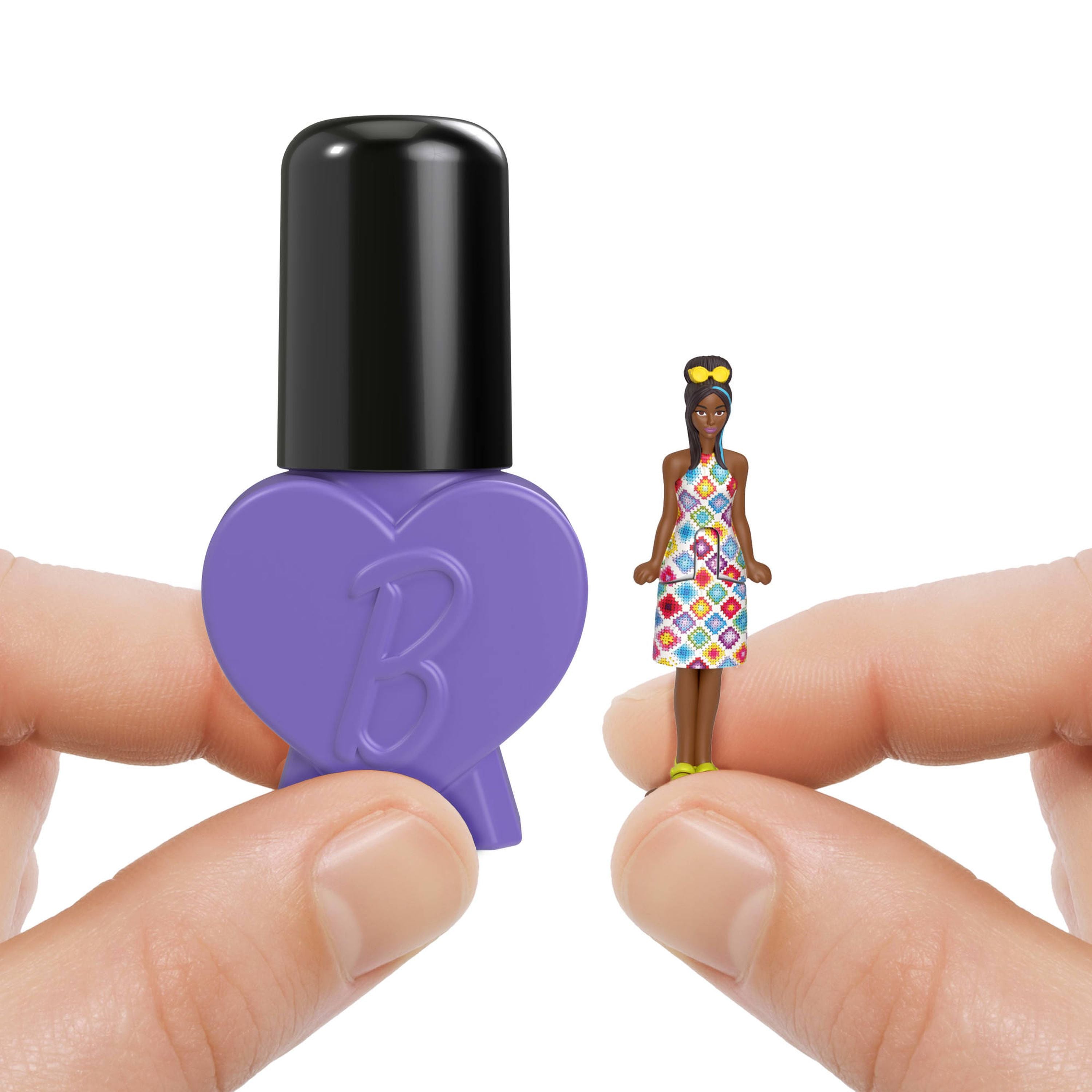 Mini BarbieLand Fashionistas: 3.8cm Surprise Barbie & Ken Dolls