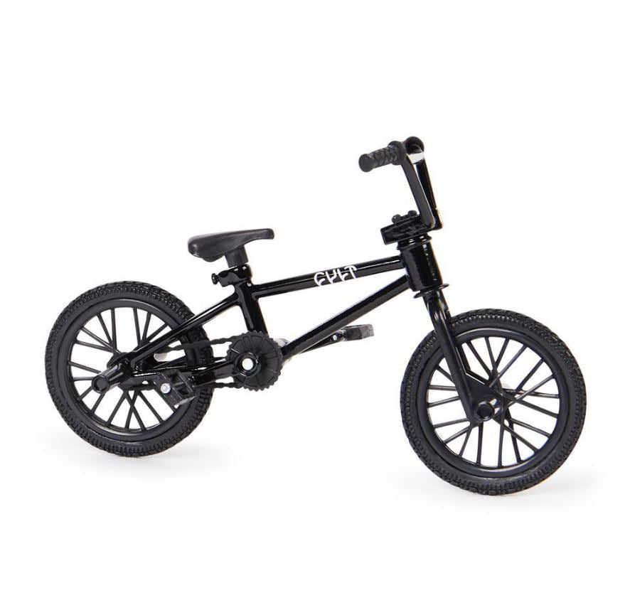 Tech Deck Cult Black Single Miniature BMX Bike with Authentic Design