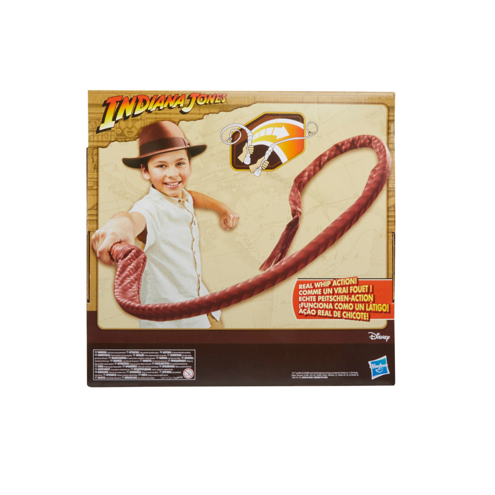 Indiana Jones Soft Roleplay Action-Crackin' Whip Over 3 Feet Long
