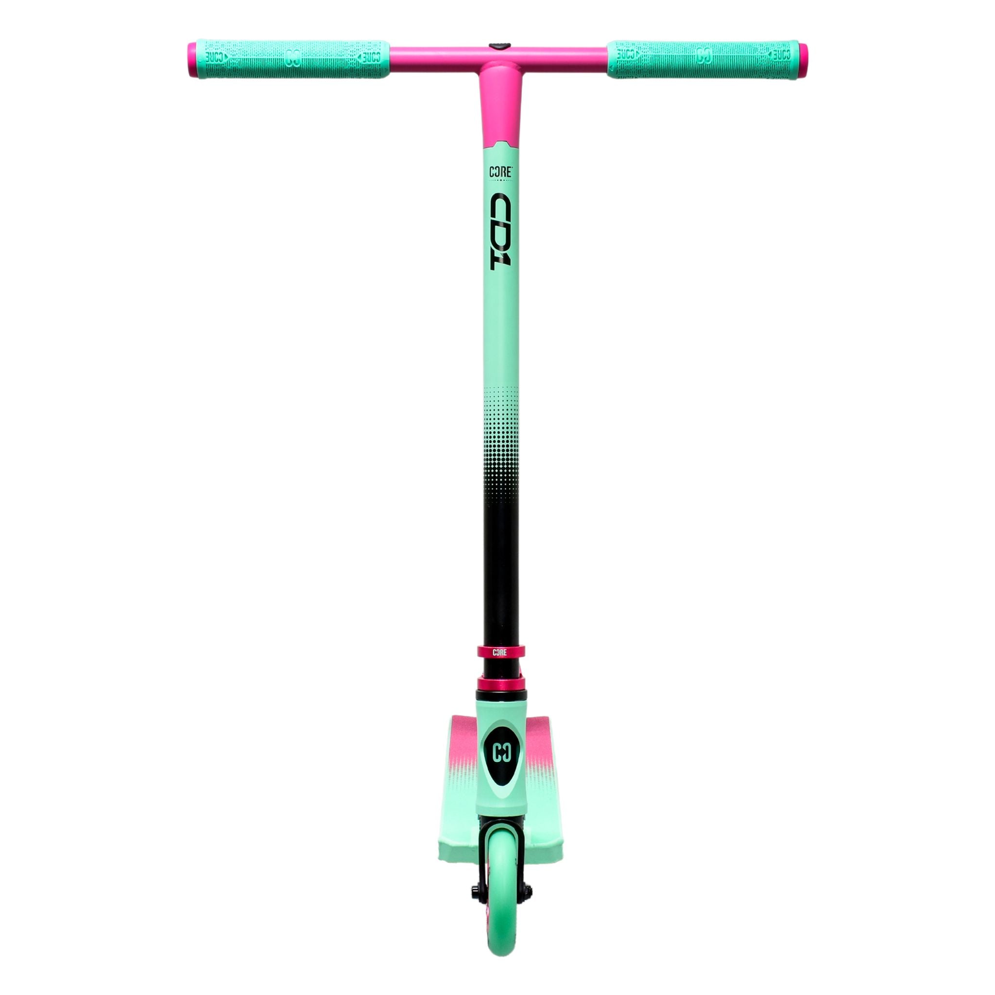 Core CD1 Teal/Pink Complete Stunt Scooter - Ideal for Beginner Riders