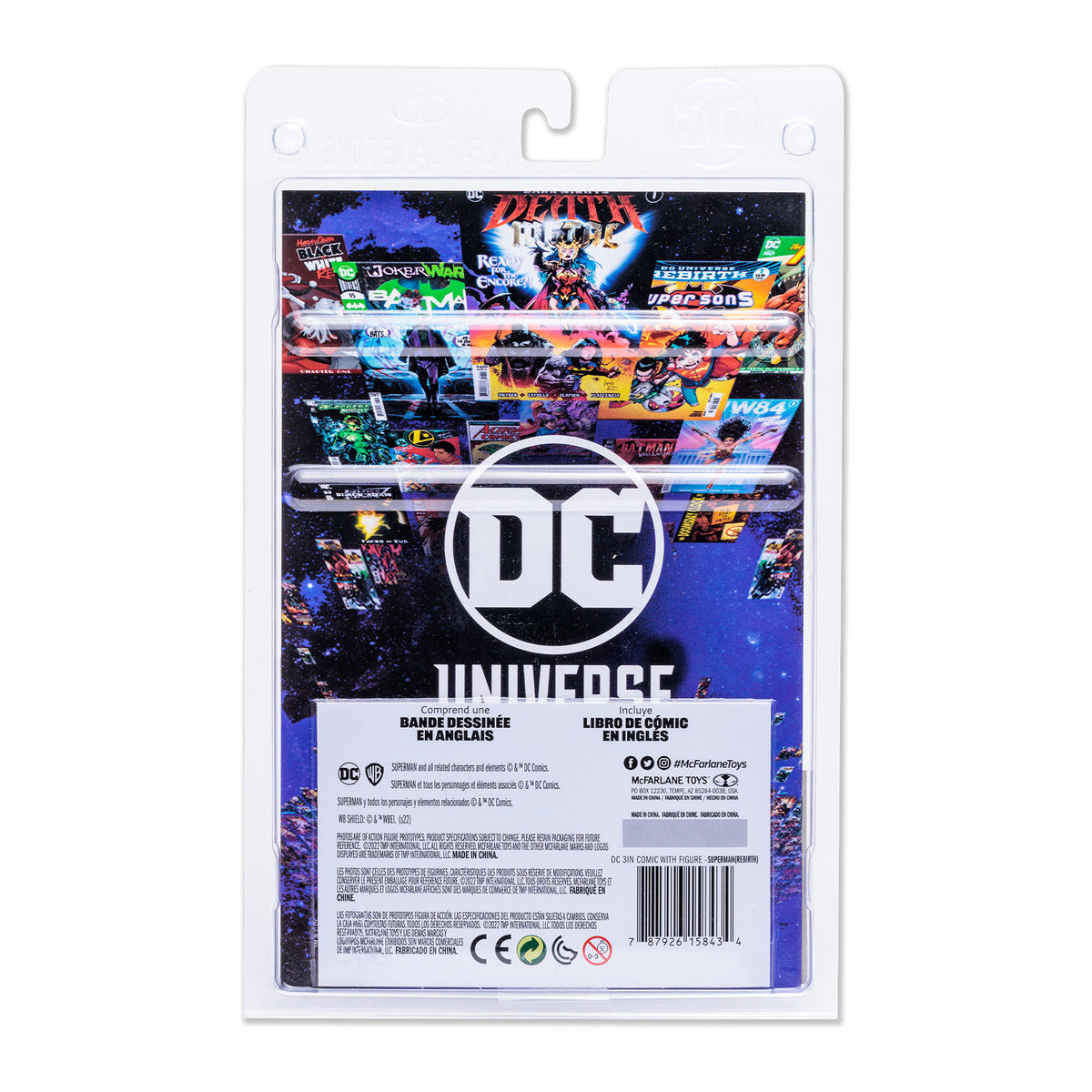 DC Direct 3-Inch Rebirth Superman Comic Figure Set