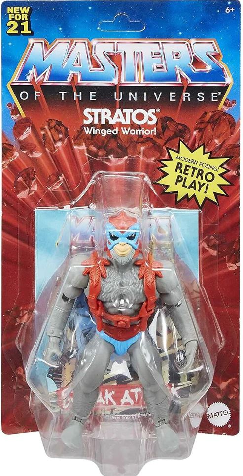 Masters Of The Universe Origins 5.5 - Inch Poseable Stratos Action Figure