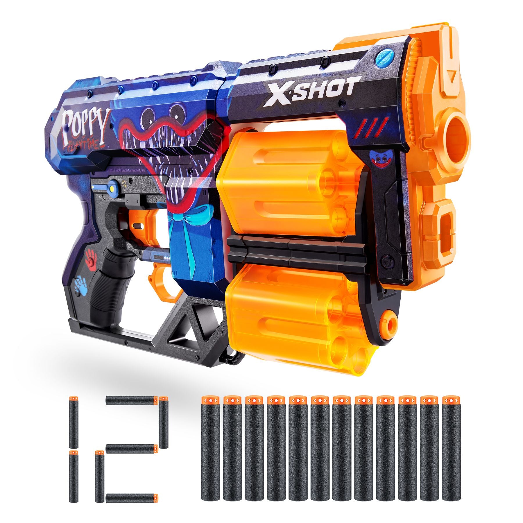 Hot Sale: ZURU X Shot Skins Dread with Poppy Playtime Jumpscare Toy Blaster