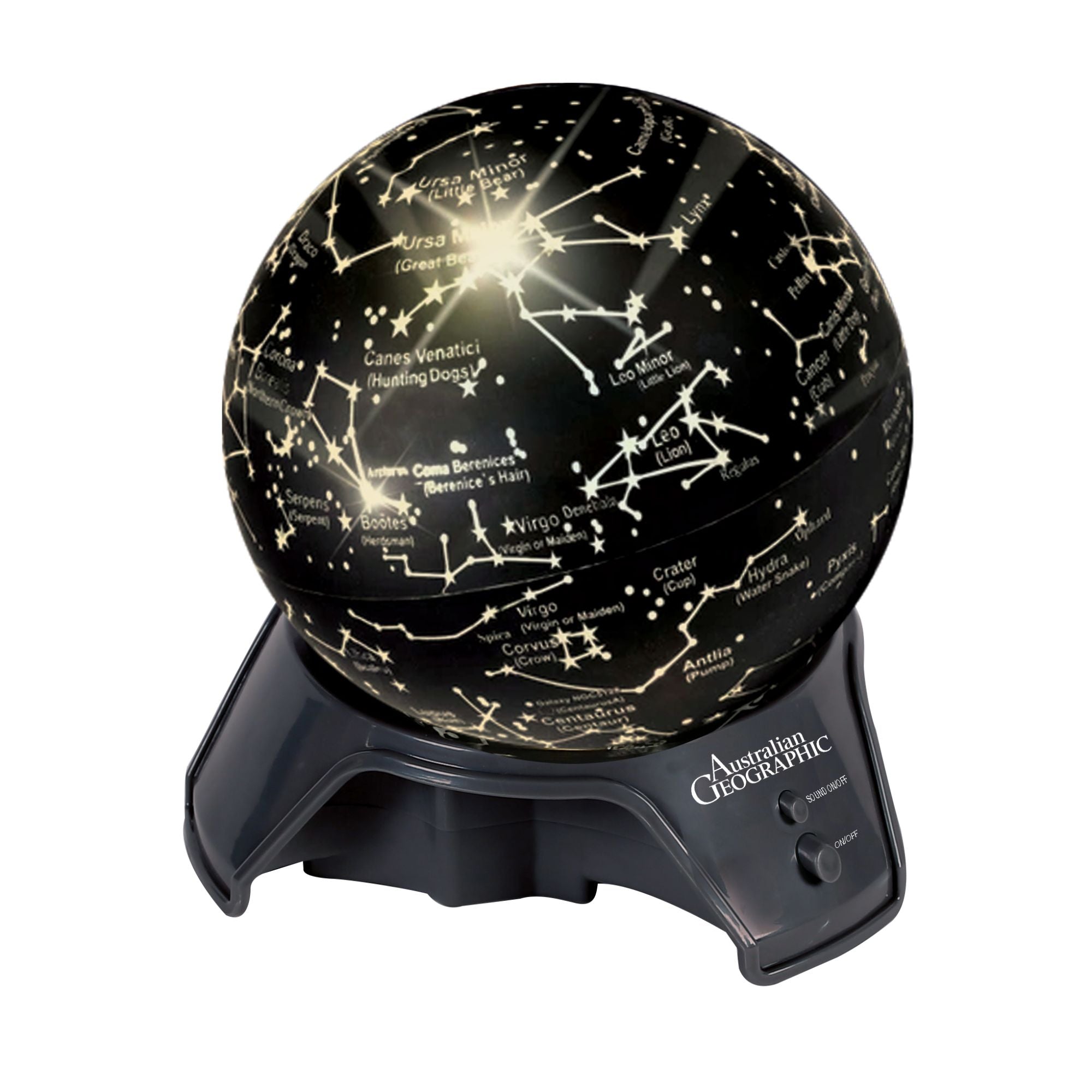 Australian Geographic Motorized Star Globe Planetarium - Ideal for Young Astronomers