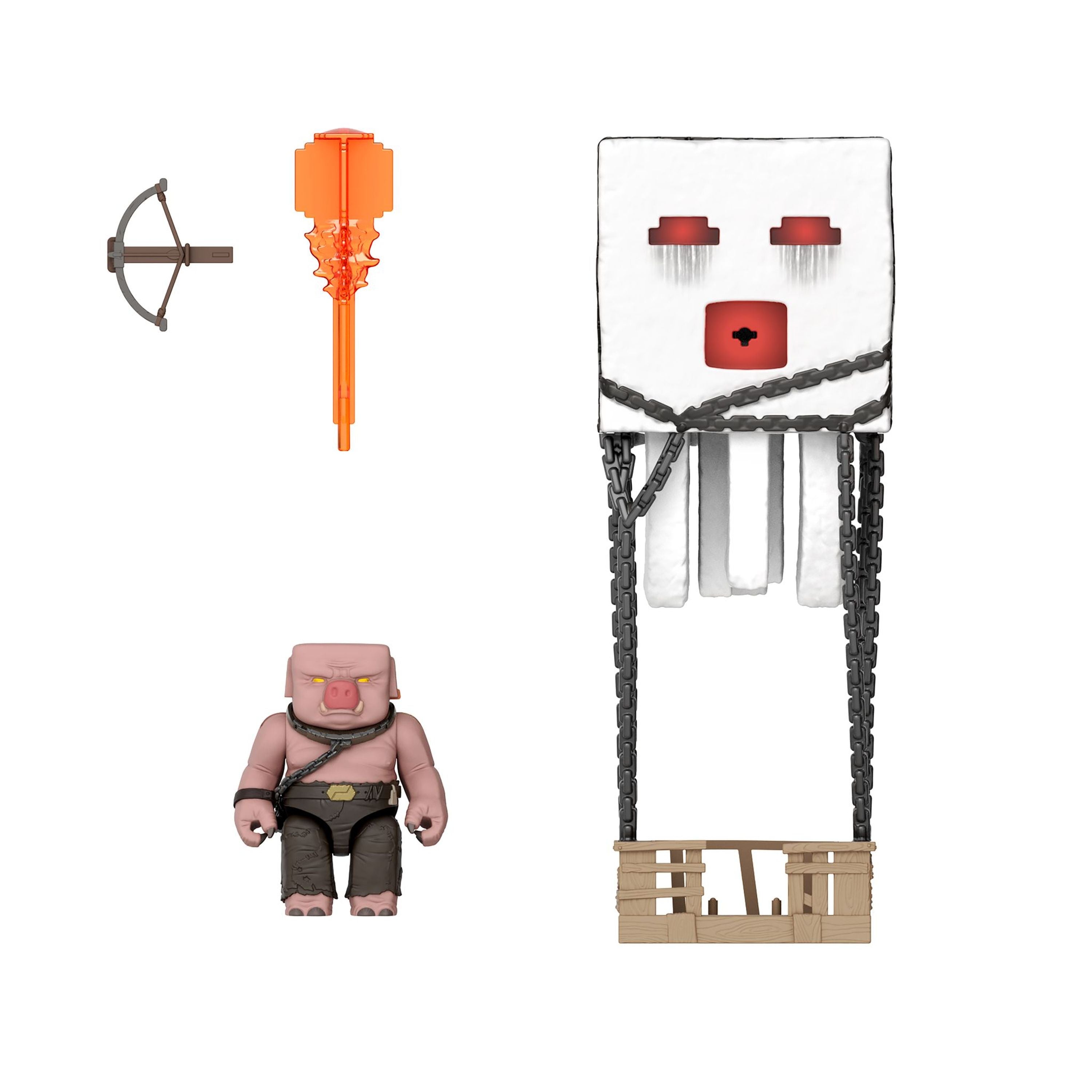 Hot! Minecraft Movie Blast Attack Ghast Action Figure Set