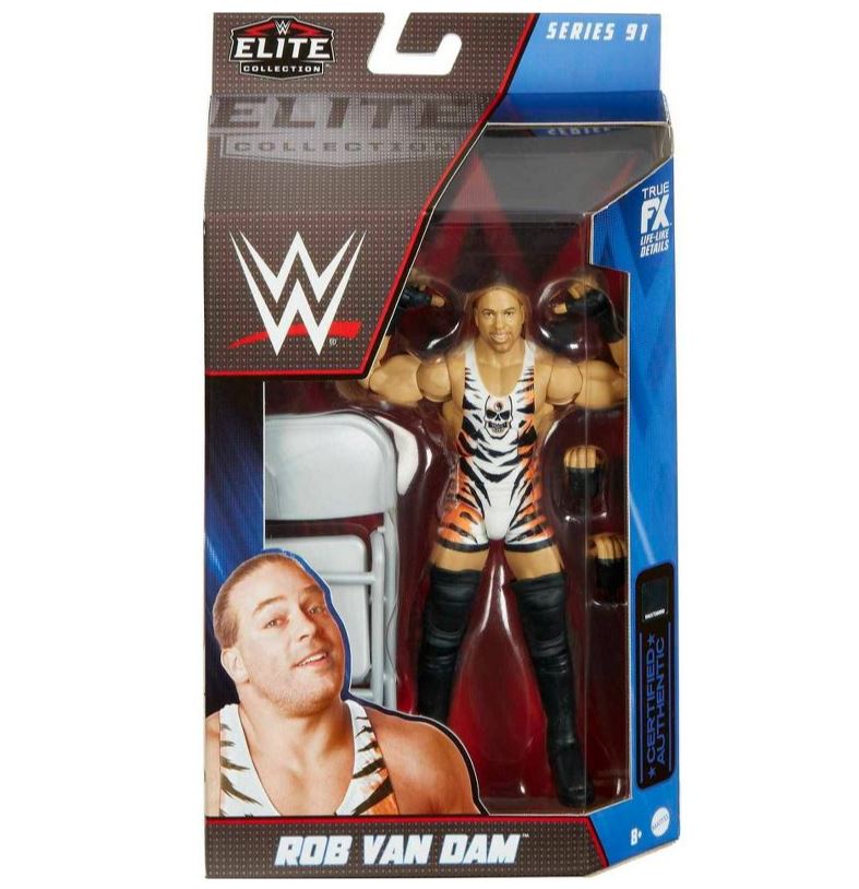 Hot Sale! WWE Elite Collection Series 91 Action Figure - Rob Van Dam for Collectors and Kids