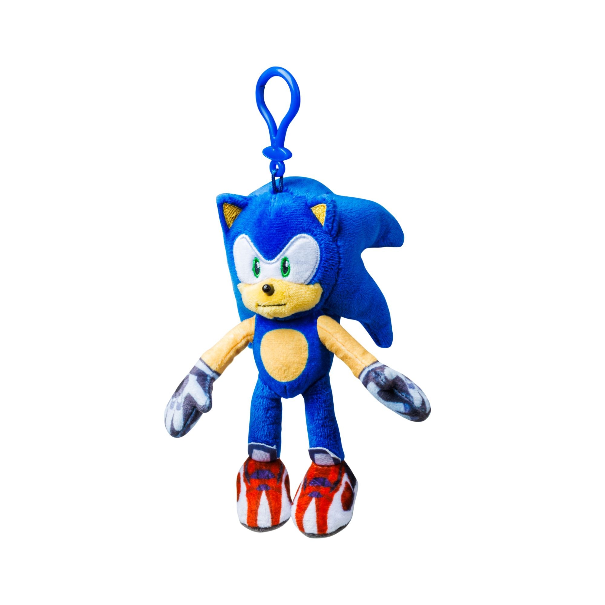 Assorted Styles of Clip - On Sonic The Hedgehog Super Soft Plush