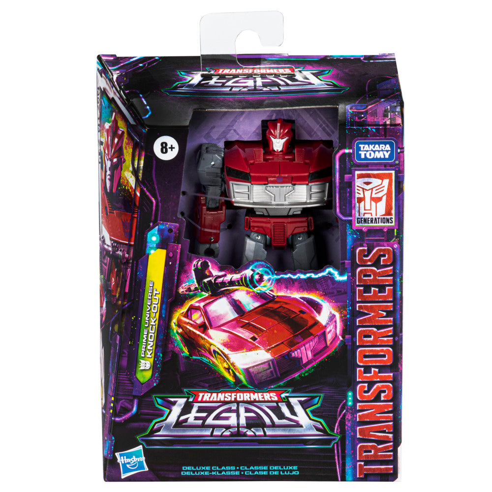 Hot Sale! Transformers Generations Legacy Deluxe Prime Universe Knock-Out Robot Toy