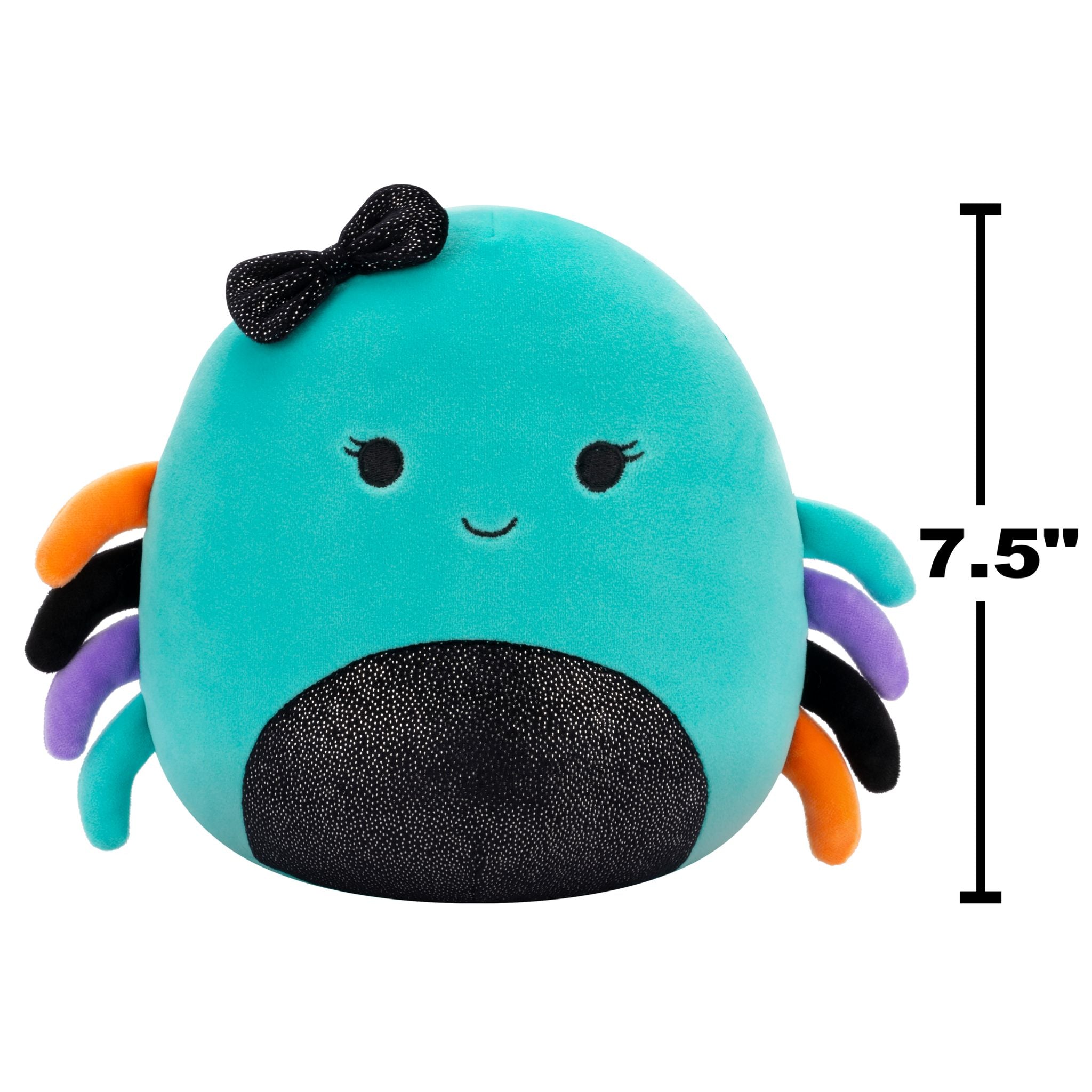 Halloween Special! 7.5-Inch Squishmallows Plush Cheryl Teal Spider