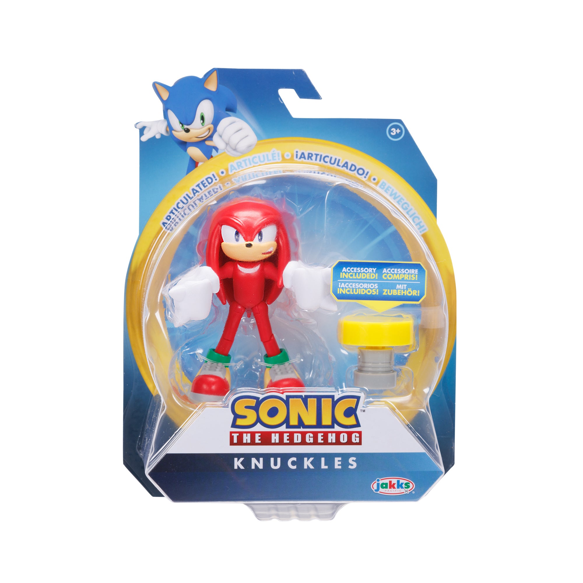 Hot! 4-Inch Sonic Articulated Figure - Modern Knuckles