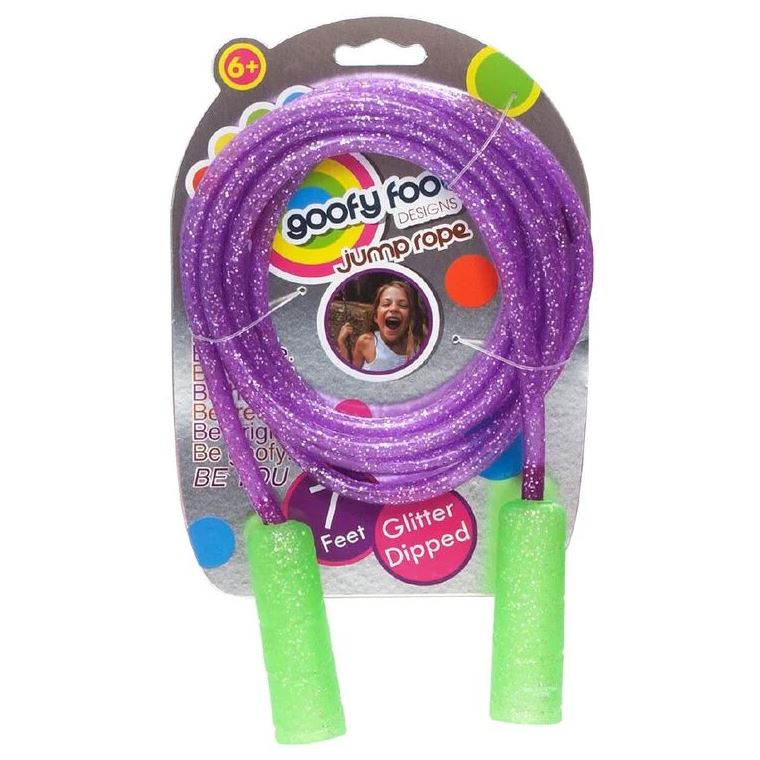 Goofy Foot Assorted Glitter Jump Ropes - Great Deal