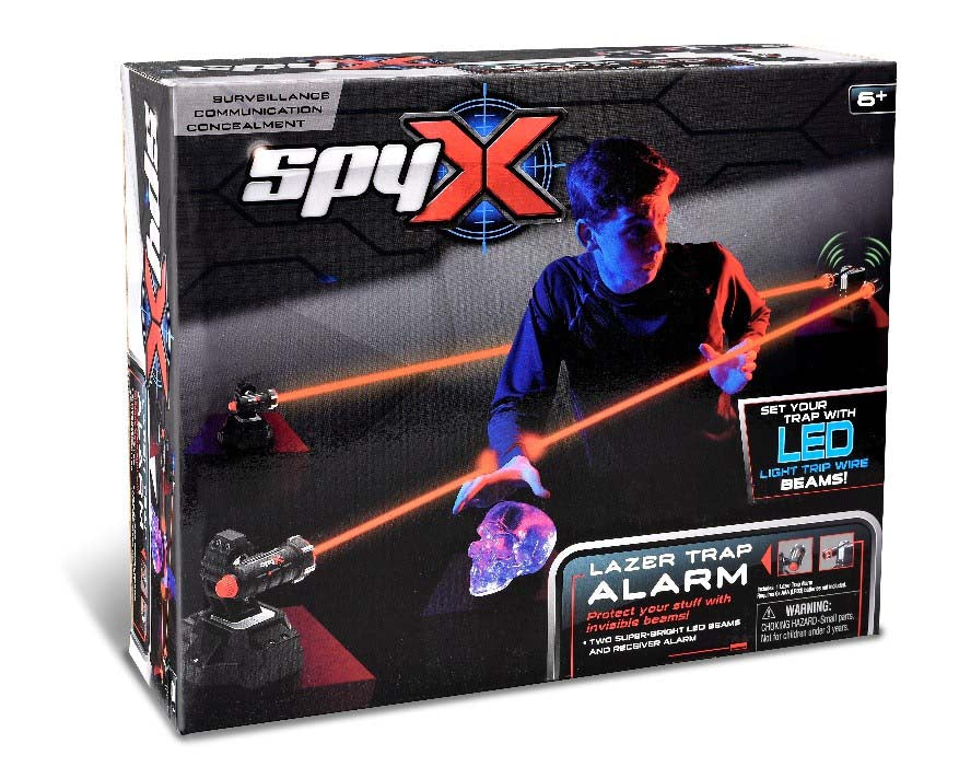 SpyX Adjustable Invisible Lazer Trap Alarm for Ages 6+