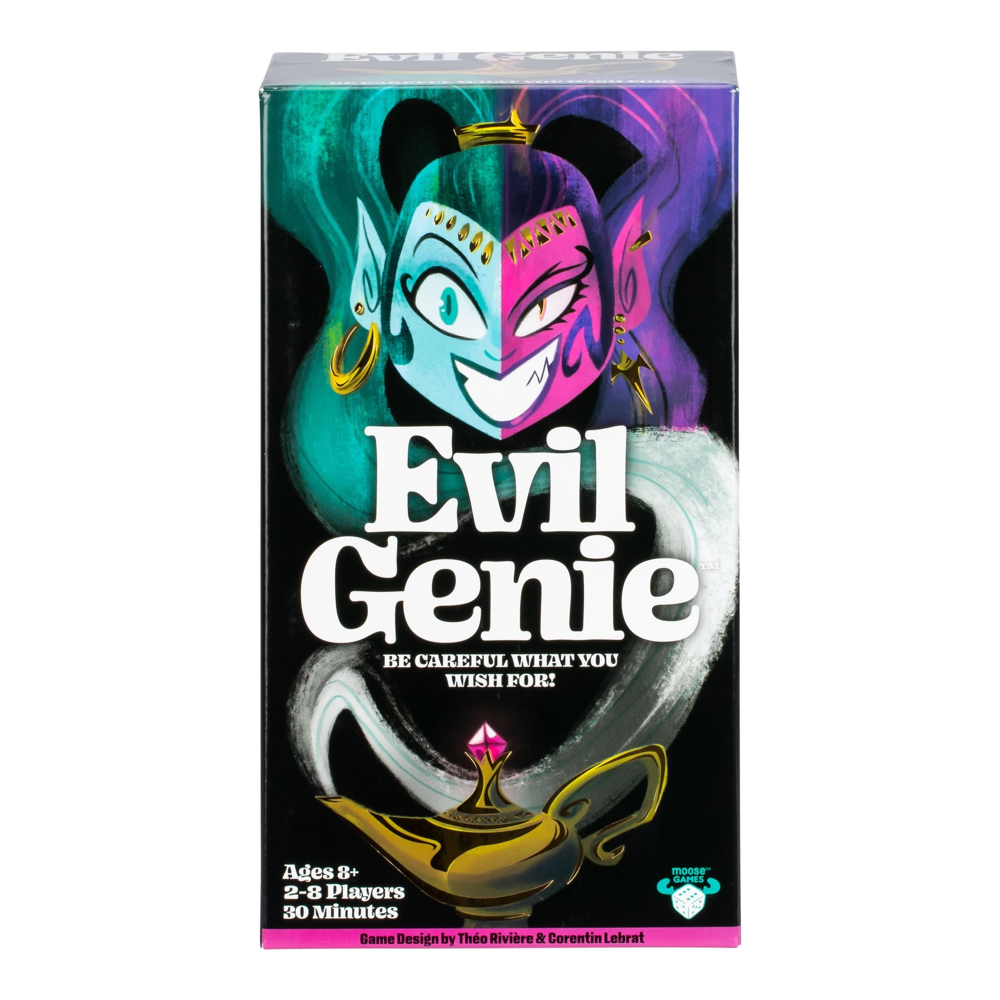 Magical and Mischievous Evil Genie Party Card Game for 2 - 8 Players