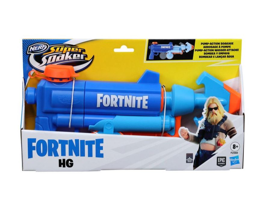 Hot Sale! Nerf Super Soaker Fortnite-Inspired Water Blaster HG for Outdoor Fun
