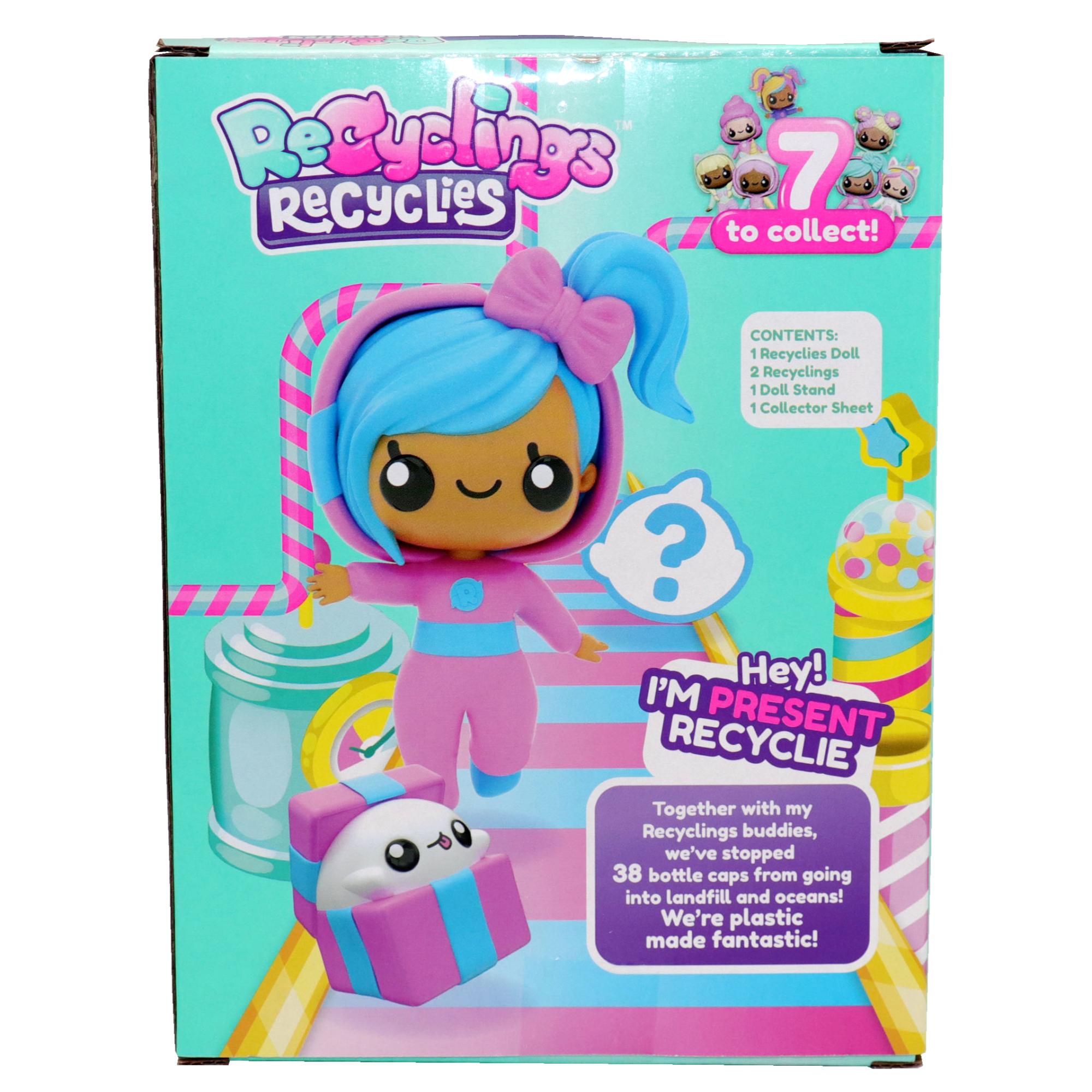 Eco - friendly Recyclies Present Doll Set for Imaginative Play