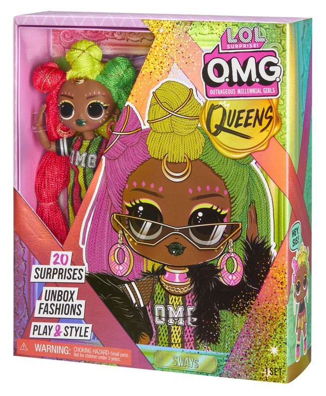 Hot Deal! LOL Surprise OMG Queens Fashion Doll - Sways with 20 Surprises