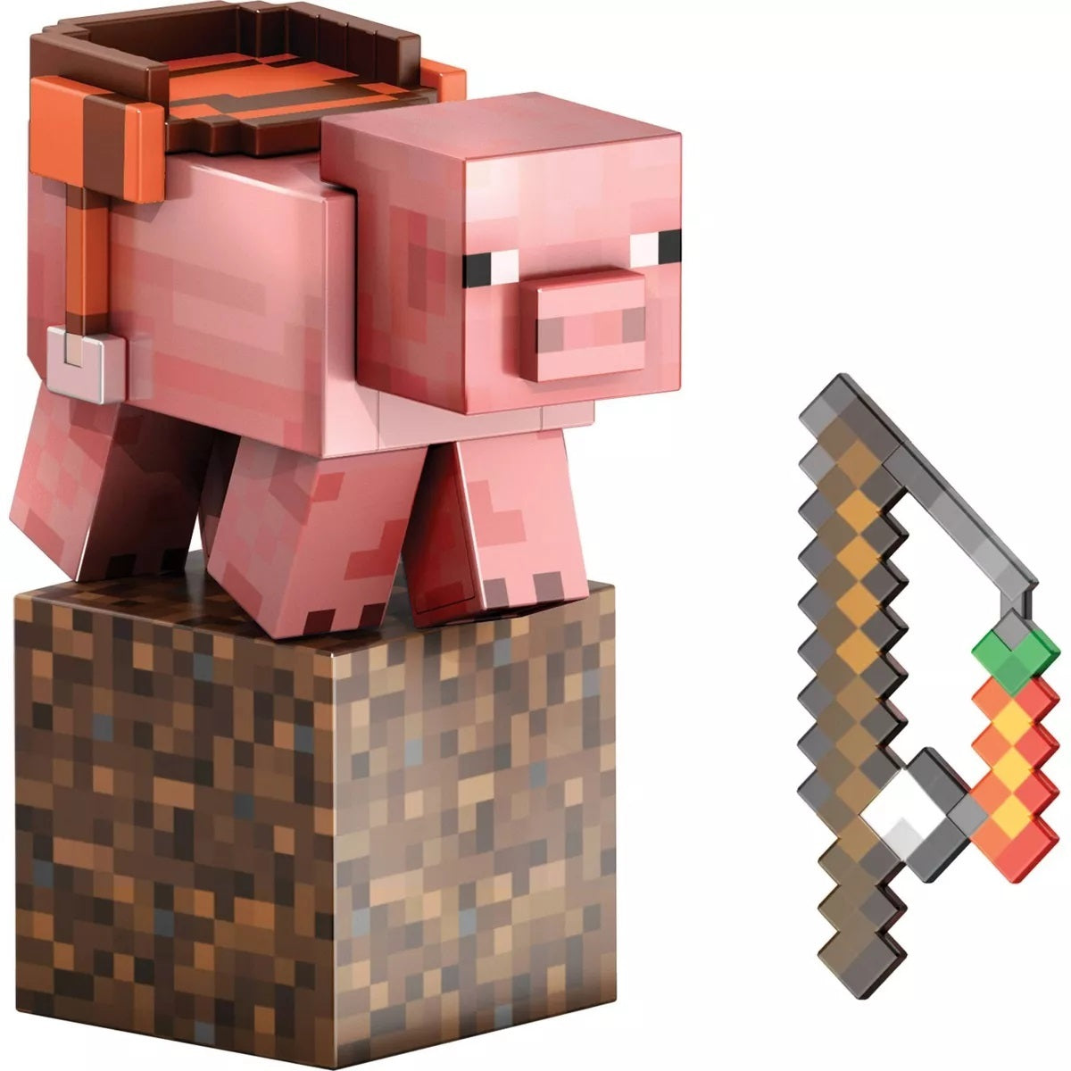 Adorable Minecraft Pig with Shiny Diamond - Level Armor