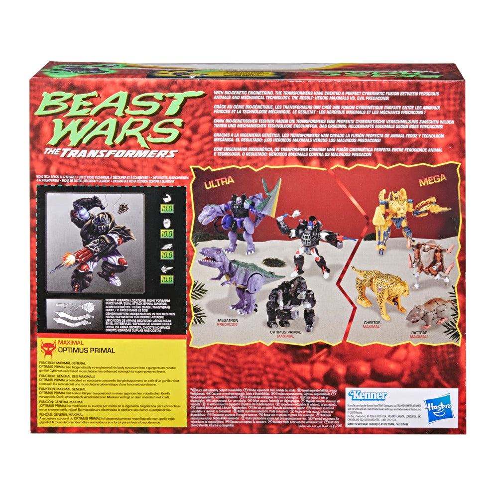 Hot! Transformers Vintage Beast Wars Optimus Primal Figure