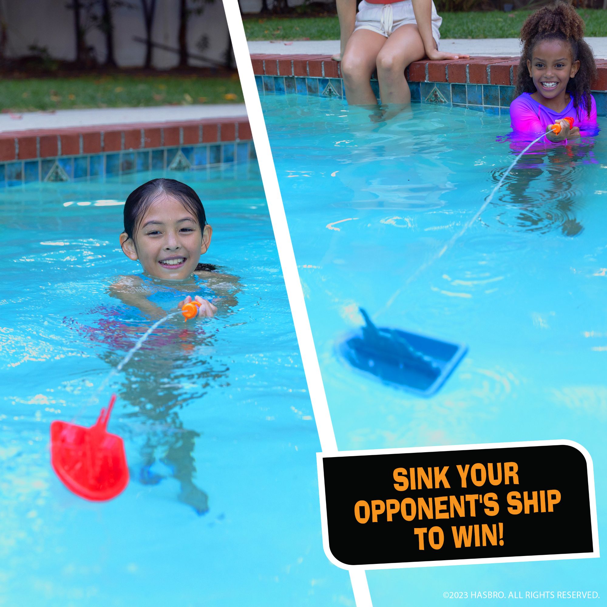 WowWee Splash Battleship Game - Perfect Outdoor Water Game for Summer Fun