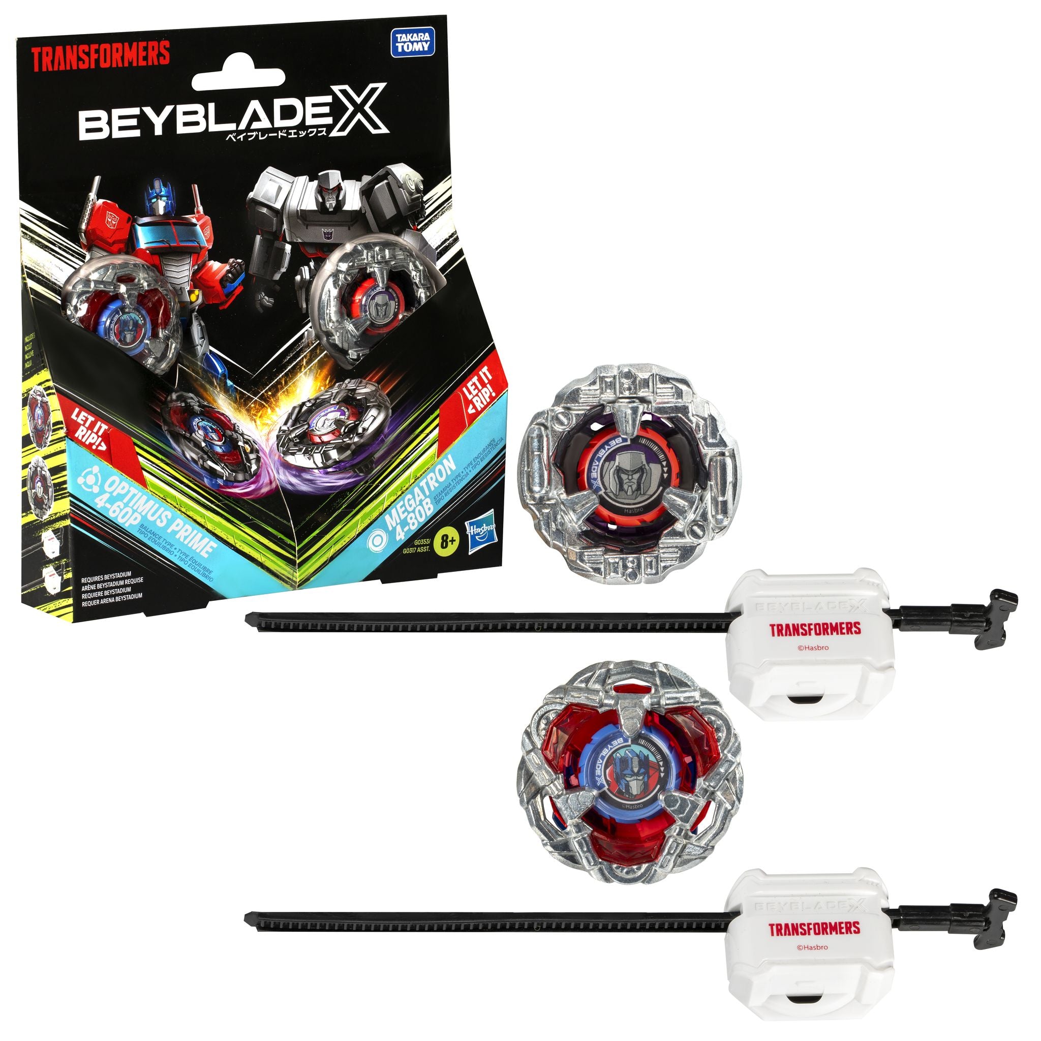 Beyblade X Transformers Op Megatron