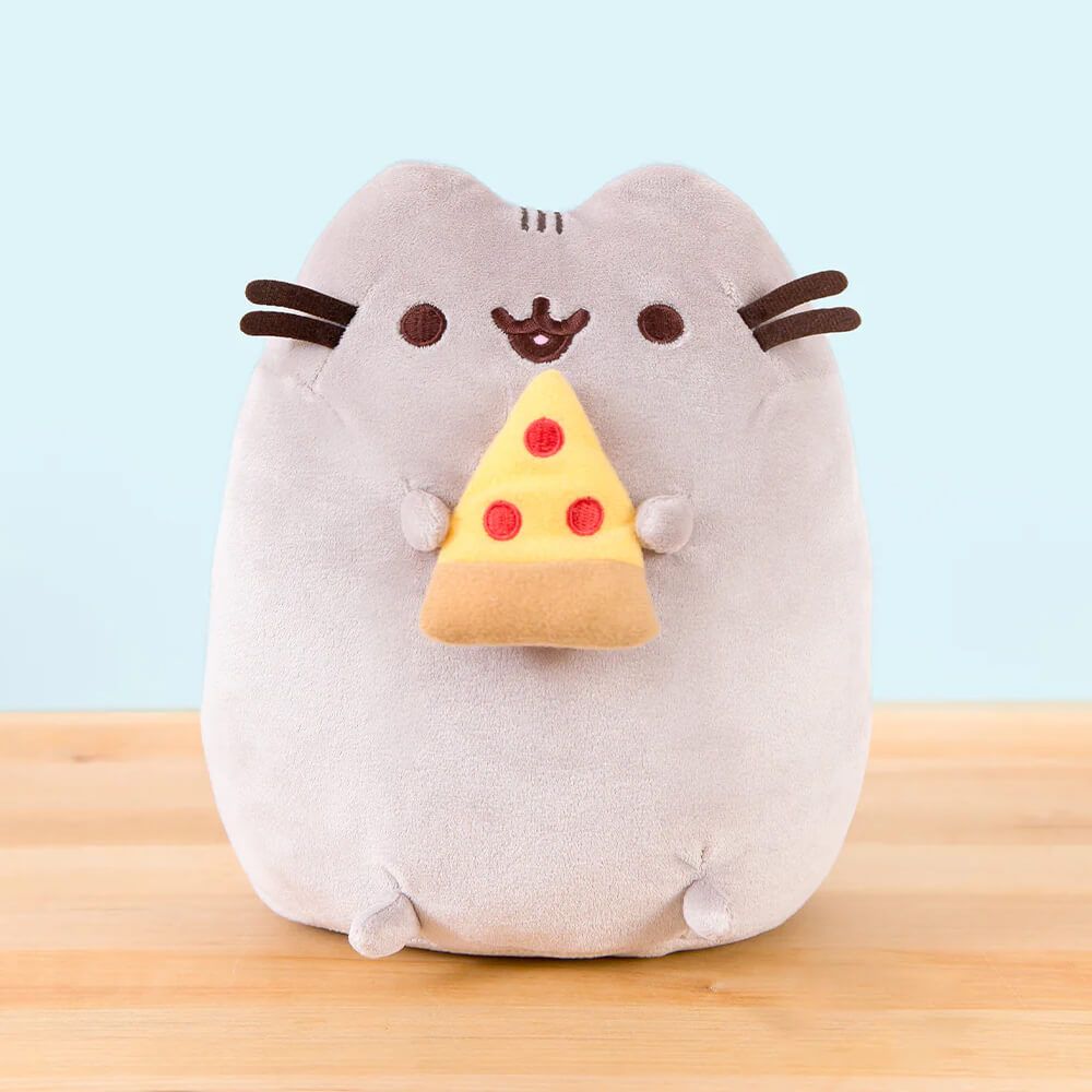Hot Deal! 24cm Pusheen Plush Toy Featuring a Snackable Pizza Design