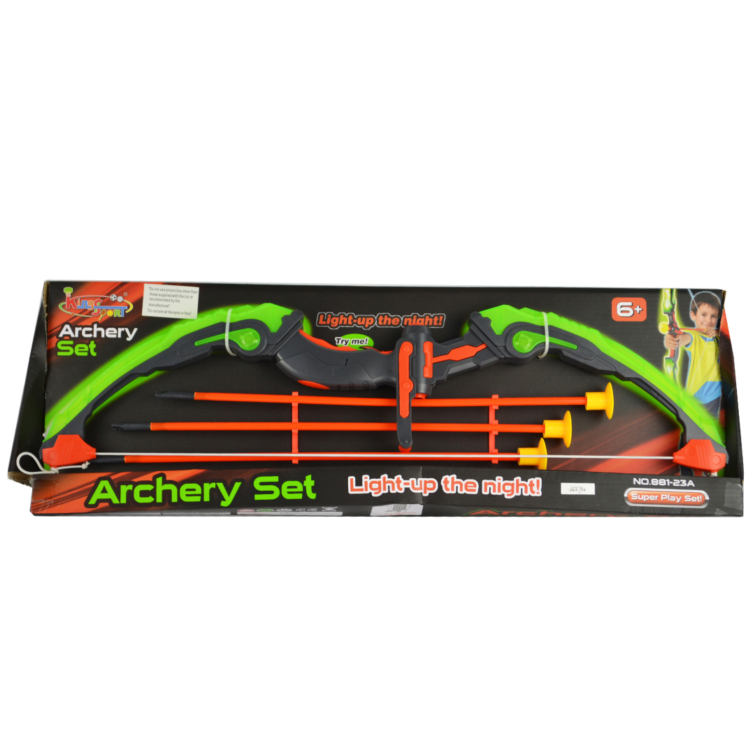 King's Glowing Sports Archery Set Ideal for Ages 6+