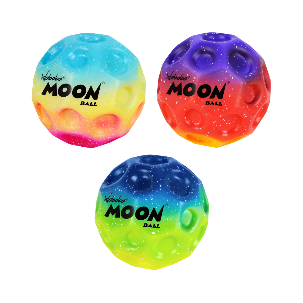 Hot Sale! Waboba Assorted Gradient Moon Balls - Loose and Super Bouncy