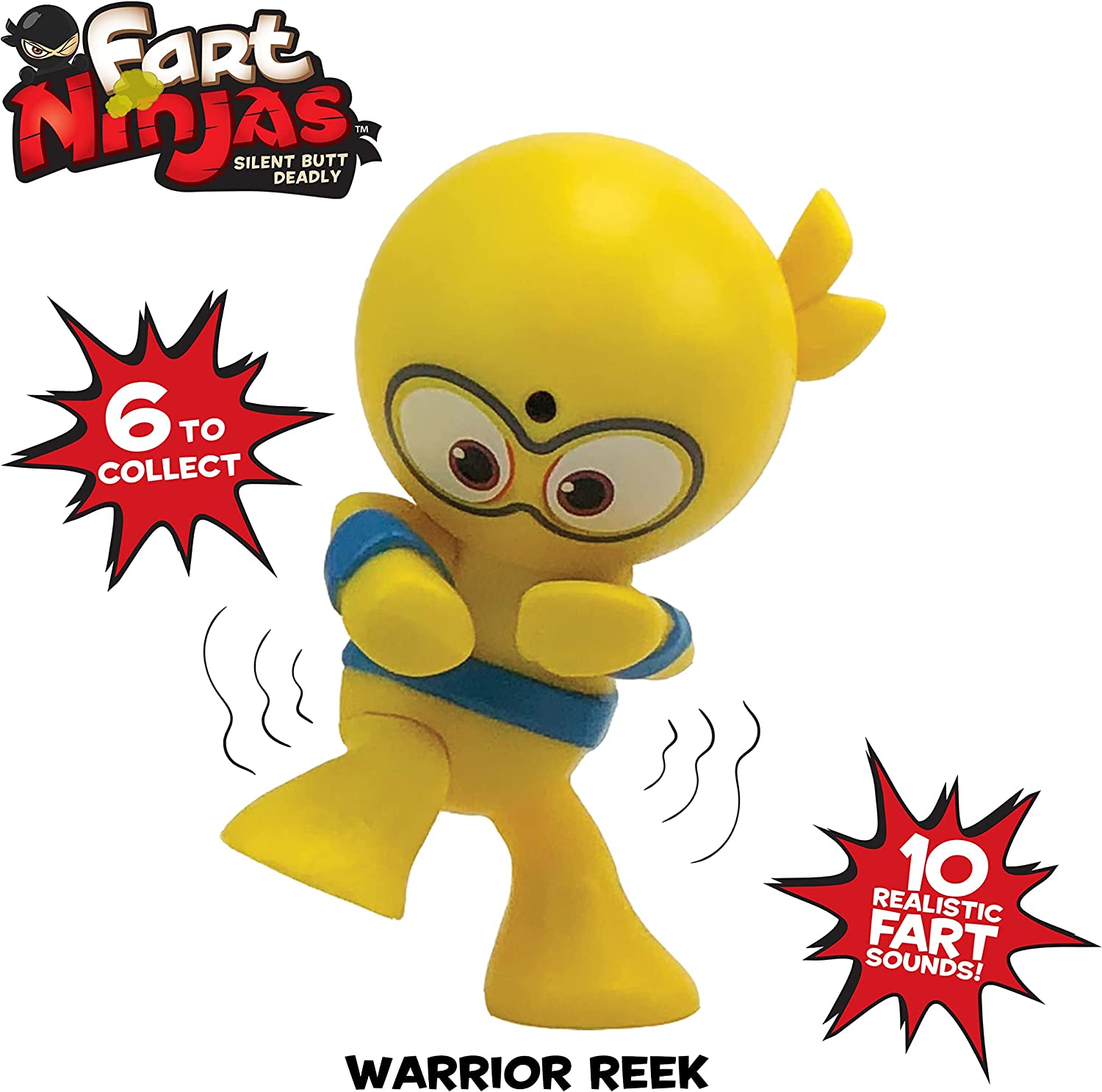 Fart Ninjas Warrior Reek Collectible Figure - Series 5