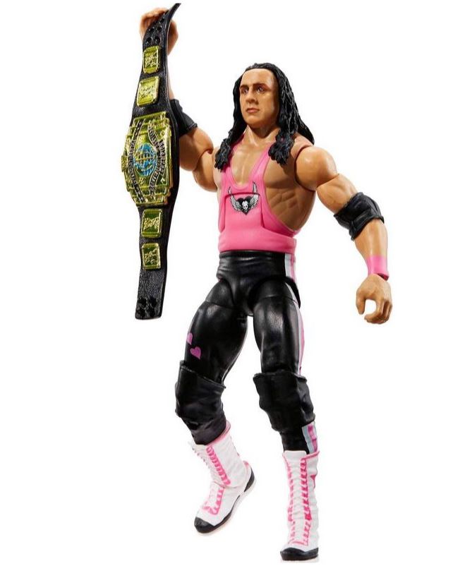 Hot Sale! WWE Elite Collection Series 94 Bret 'Hit Man' Hart Action Figure for Fans and Collectors