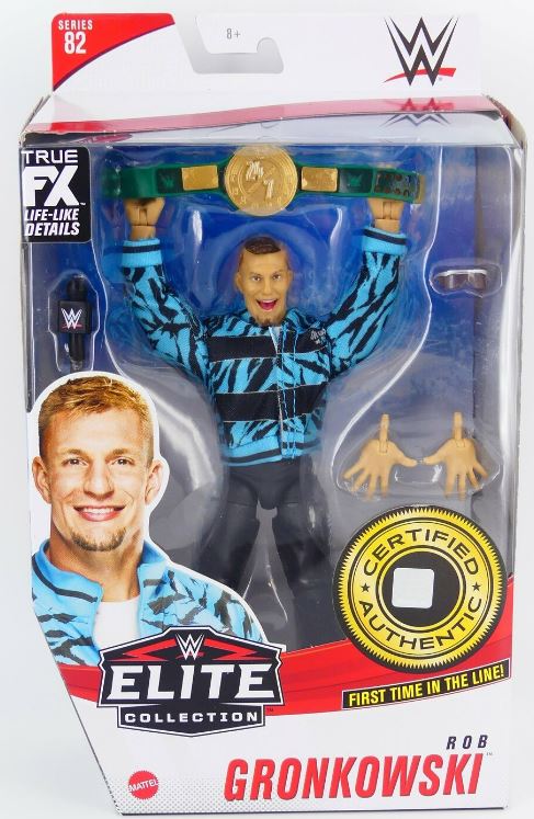 WWE Elite Series 82 Action Figure - Rob Gronkowski, 6 - inch Collectible