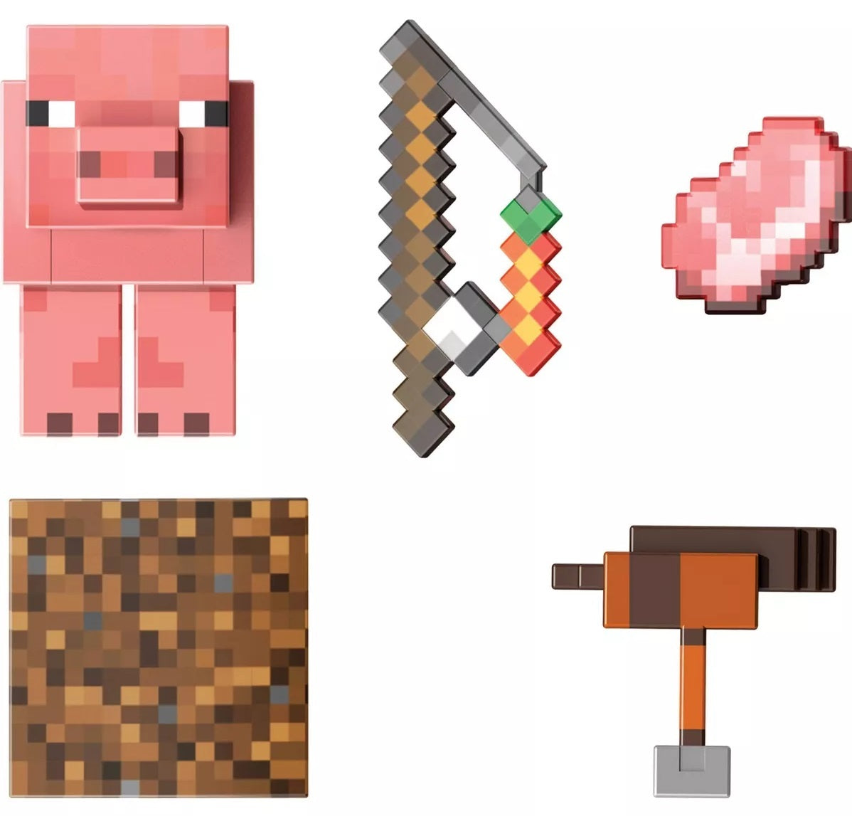 Adorable Minecraft Pig with Shiny Diamond - Level Armor