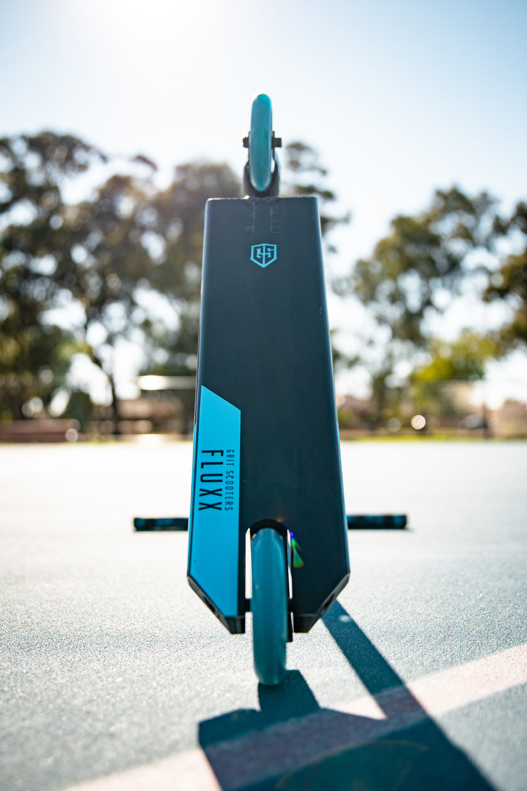 Grit Fluxx Scooter - Black with Blue, Ideal for Beginner to Expert Riders