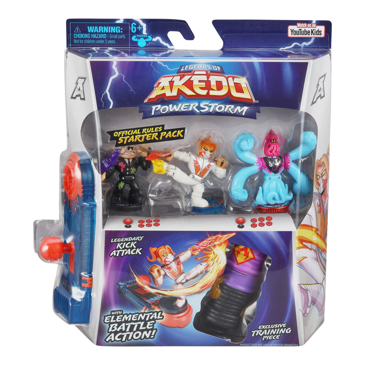 Hot Deal! Akedo Power Storm Red Starter Pack with Exclusive Controller for Elemental Battles