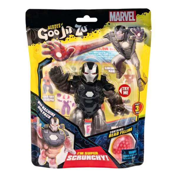 Hot Deal! Heroes Of Goo Jit Zu Marvel Hero Pack S6 - War Machine Action Figure