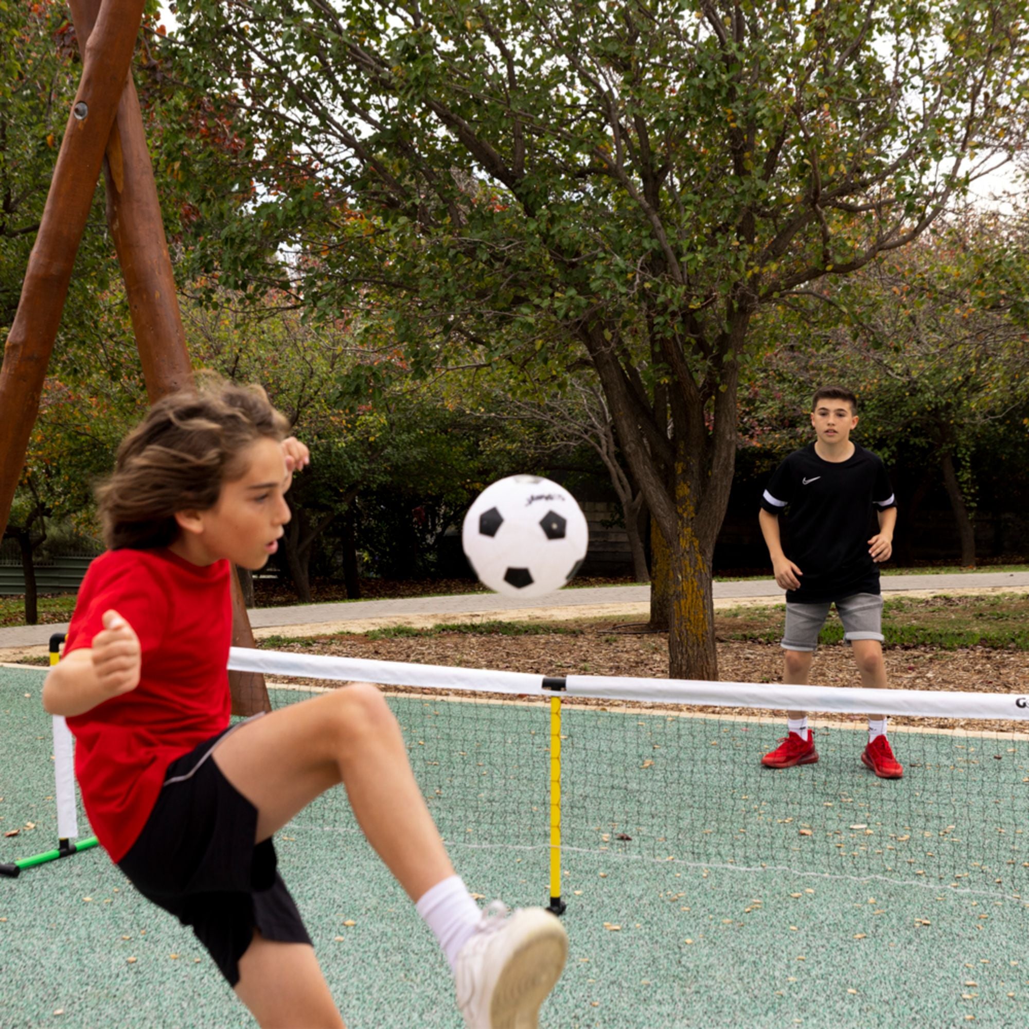 Go Play! Racquet & Soccer Tennis Combo - Ideal for Outdoor Fun