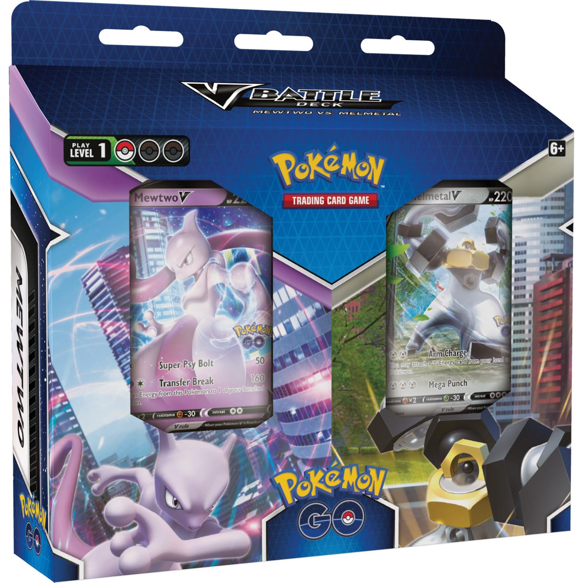 Hot Deal! Pokémon TCG Pokémon Go V Battle Deck - Mewtwo Vs. Melmetal Set